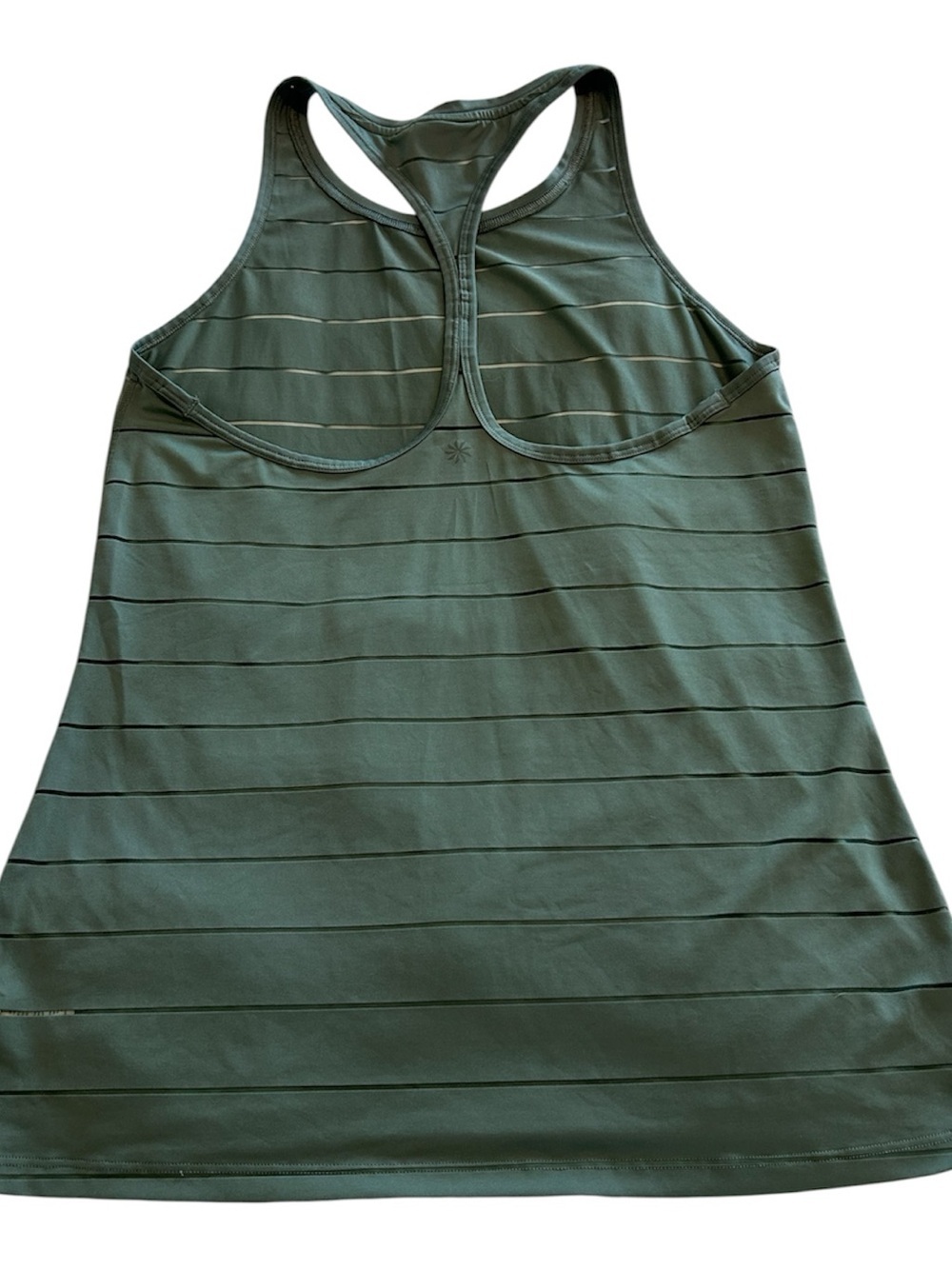 Athleta Chi  Racerback Tank Top in Mesh Stripe Size S - Picture 4 of 9